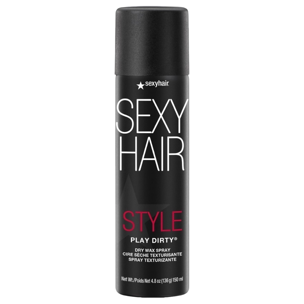 SexyHair Play Dirty Dry Wax Spray 4.8oz NWT Texture Volume Spray – New / Unused